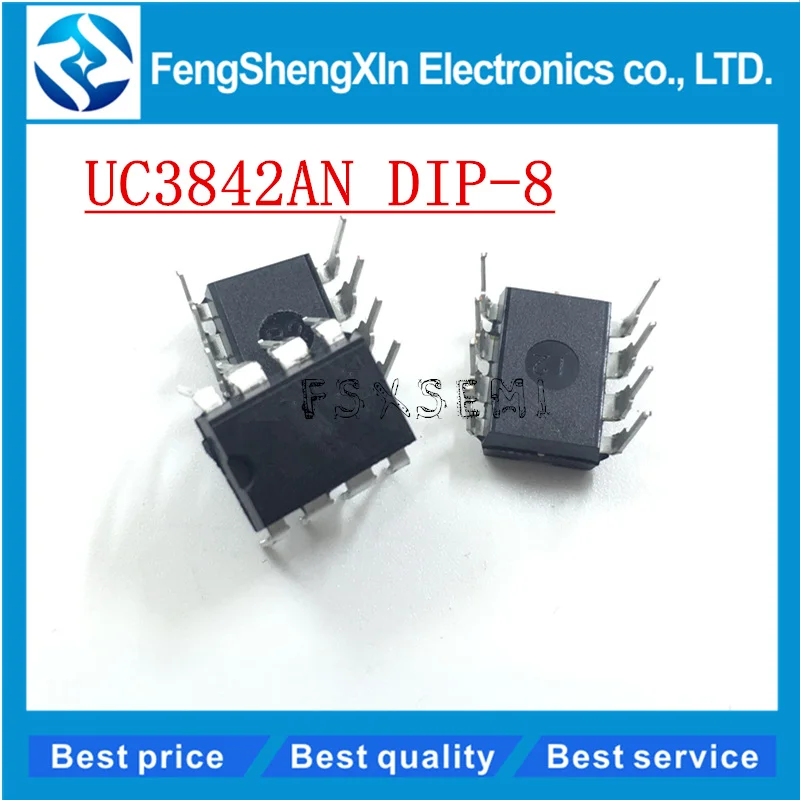 

10pcs/lot New UC3842AN DIP-8 UC3842BN UC3842 Current Mode PWM Controller IC