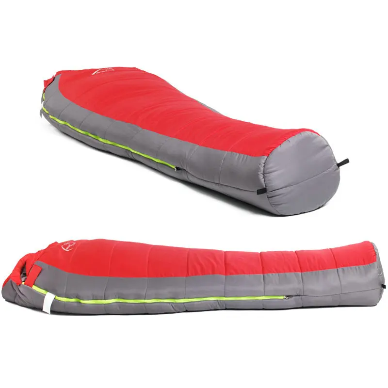 High Quality -5 Winter Mummy Type Thermal Warm Adult Cotton Sleeping Bag for Outdoor Camping Adventure Family Home Sleeping Bag