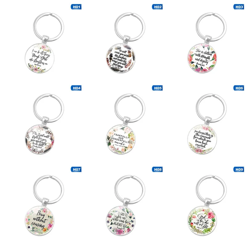 

Bible Verse Keychain God Is In Her She Will Not Fall Scripture Quote Jewelry For Women Men Christian Faith Gifts Freeshipping