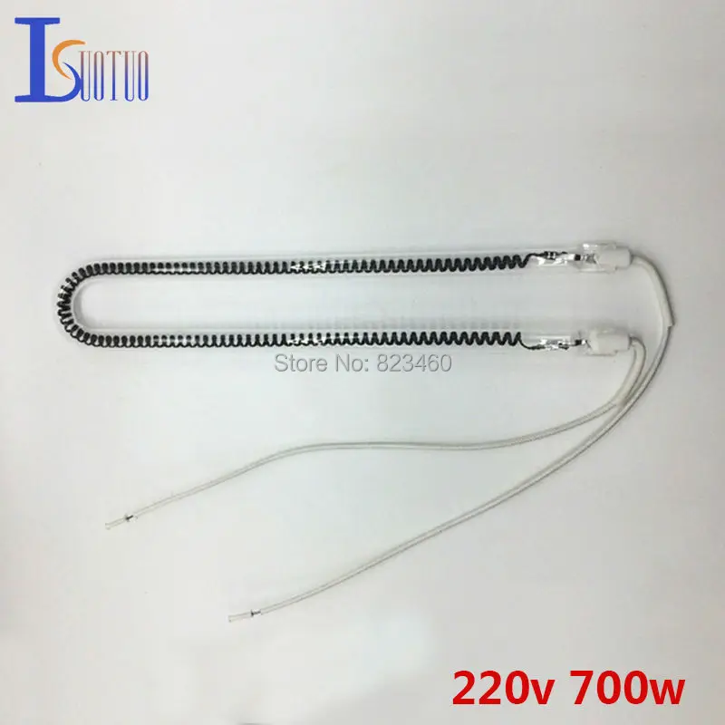 220V 700W U type carbon fiber tube for Kitchen heating machine U shape