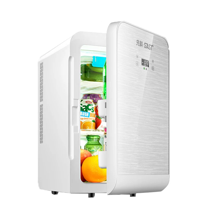 Best Price 20L Mini Fridge for Car Auto LED Display Portable Refrigerator Freezer Cooler Refrigeration Heater Household Daul-use
