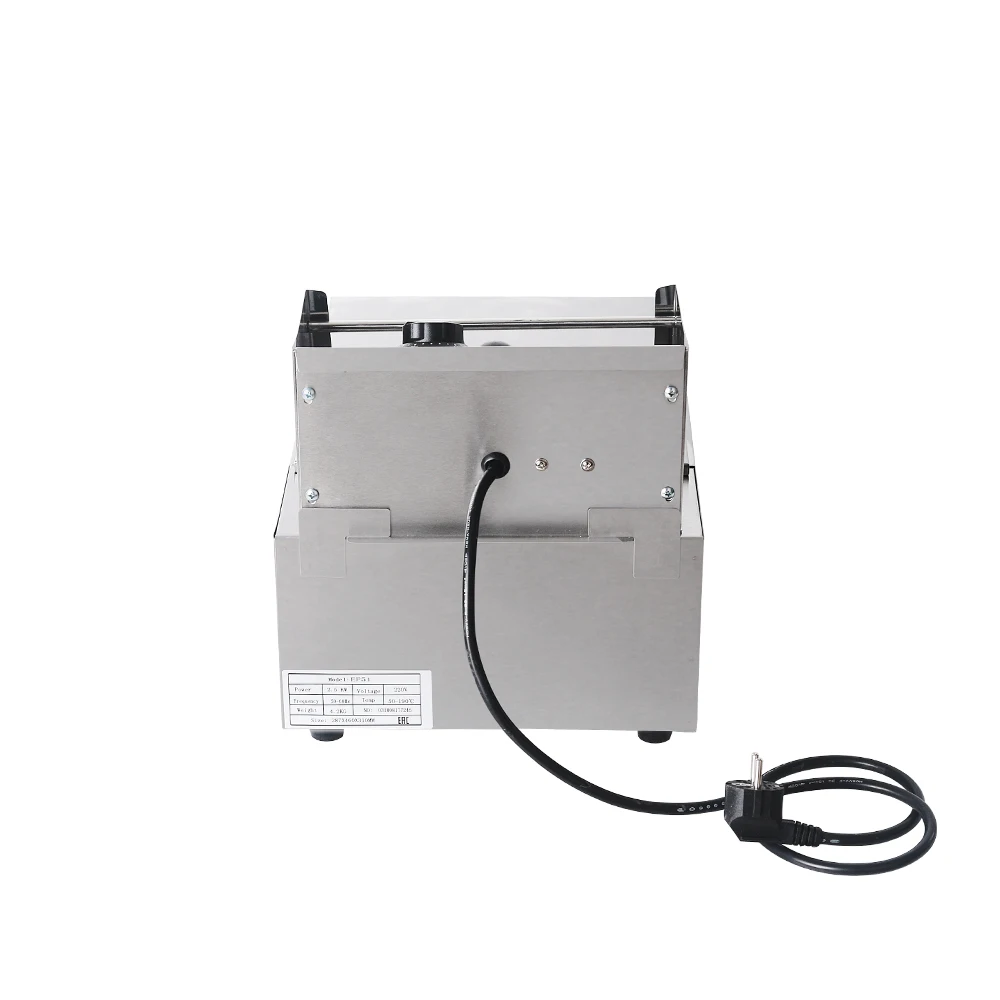 ITOP 8L Professional Electric Deep Fryer Stainless Steel Tray With Basket And Lid 220V / 50Hz For Household Or Commercial Use