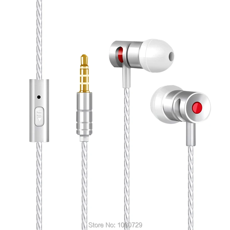 Wire Strong Line Silver Stereo Headphone Hifi Sound Earphone for Sony Xperia Z1 Z2 Z3 C5
