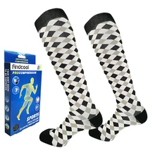 Findcool женские Компрессионные спортивные длинные носки для бега для велосипеда и уличных видов спорта для варикозного расширения вен