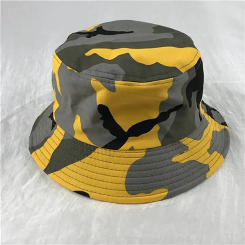 Камуфляжная шляпа-ведро с принтом, рыбацкая шляпа, уличная шляпа для путешествий, шляпа от солнца для мужчин и женщин, 223