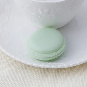 

Cute Macaron Cake Shape Box Earrings Ring Necklace Jewelry Storage Display Case