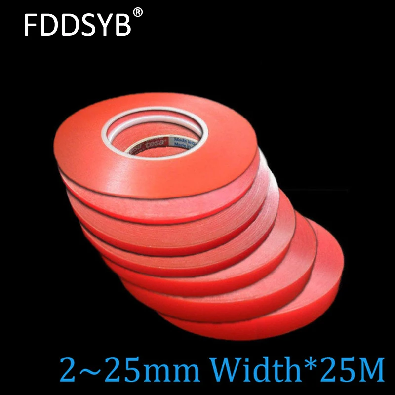 

Strong (0.2mm Thick), 1mm-25MM *25M Choose Acrylic Adhesive Double Sided Tape for iphone Battery Phone Display Lens LCD Screen