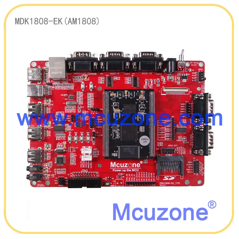 Am1808, mdk1808-ek-t70 Development Kit, 456 мГц Процессор, 128 МБ ddr2, ЖК-дисплей, Ethernet USB OTG, " 800*480 TFT ЖК-дисплей с сенсорным