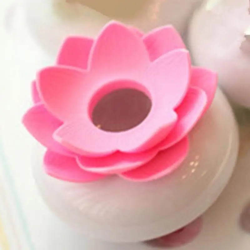 

TPFOCUS Creative Lotus Cotton Swabs Toothpicks Amphibious Storage Box Case with Cover