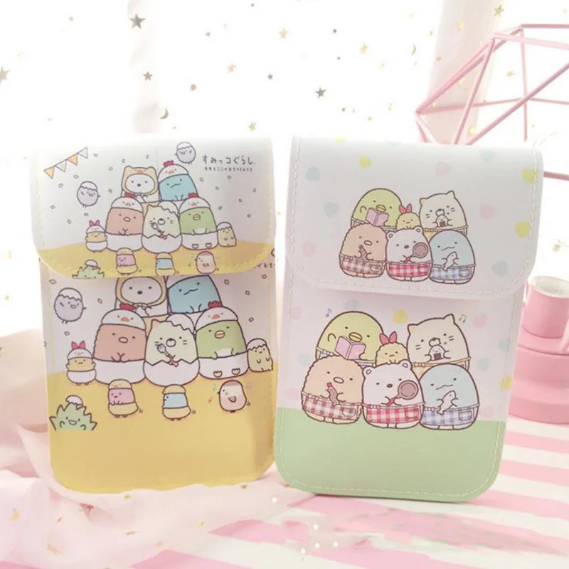 

1 Pc cute San-X Sumikko Gurashi Japanese Anime Mobile phone bag Coin Purse Cosplay model Figure Toys for kids gift