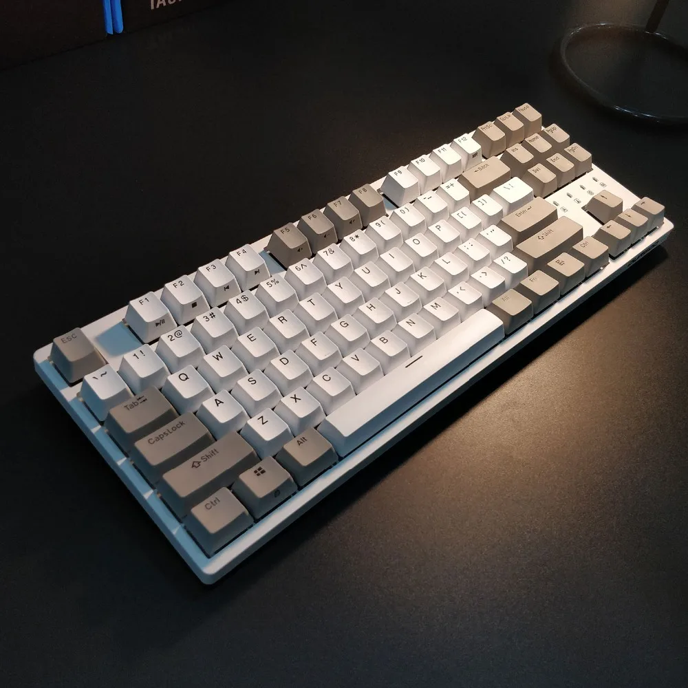 

DURGOD Mechanical Cherry MX Silent Red Switch N-key Rollover 87 Keys Anti-ghosting Gaming