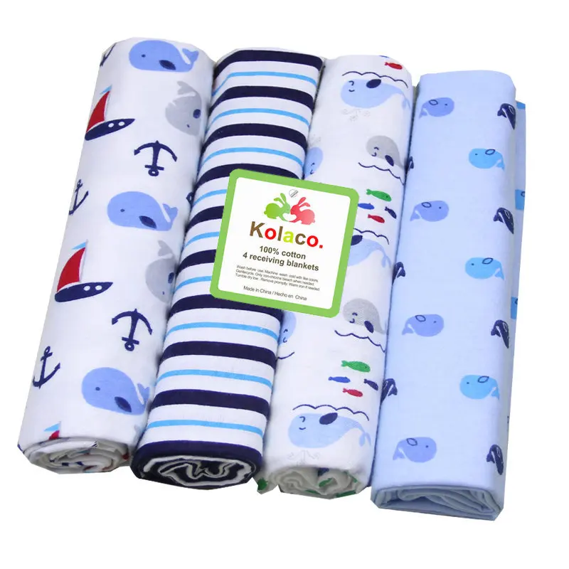 4 шт./лот, детское одеяло s, подгузники из муслина для новорожденных, хлопок, детское одеяло для пеленания, простыня для пеленания, Детская муслиновая пеленка