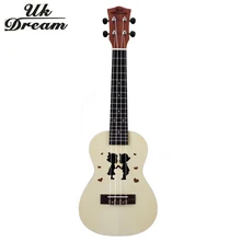 Mini Wooden Guitar 23 inch Ukulele Couple Models Spruce Sapele Mini Hawaii Small Color Small Guitars 4 Strings Guitarra UC-Hand