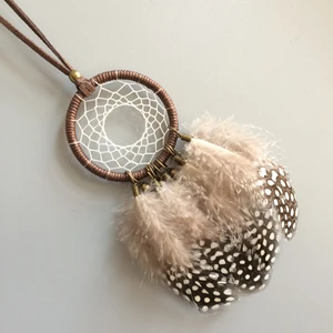 Малый Dream Catcher wind chime Whosale Перо Dream Catcher автомобиля Висячие украшения - Цвет: 2