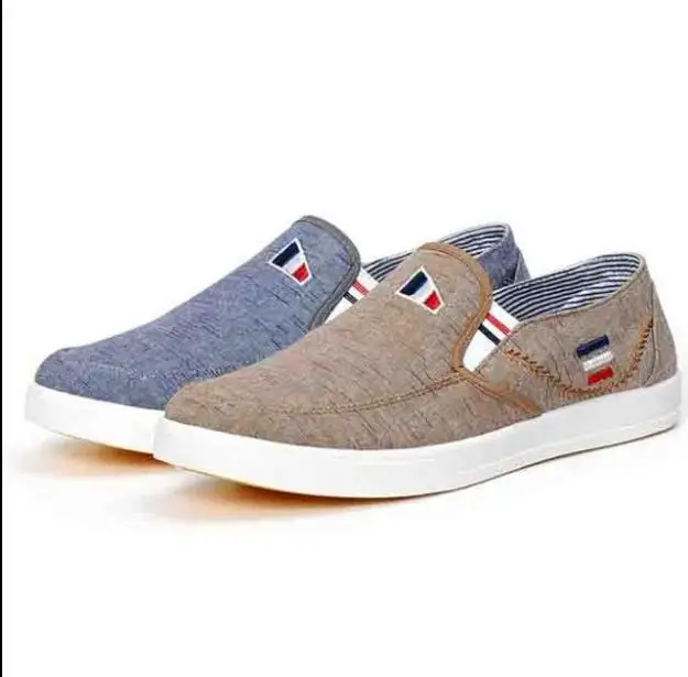 

Canvas shoes men old Beijing new single shoes lazy utumn canvas shoes