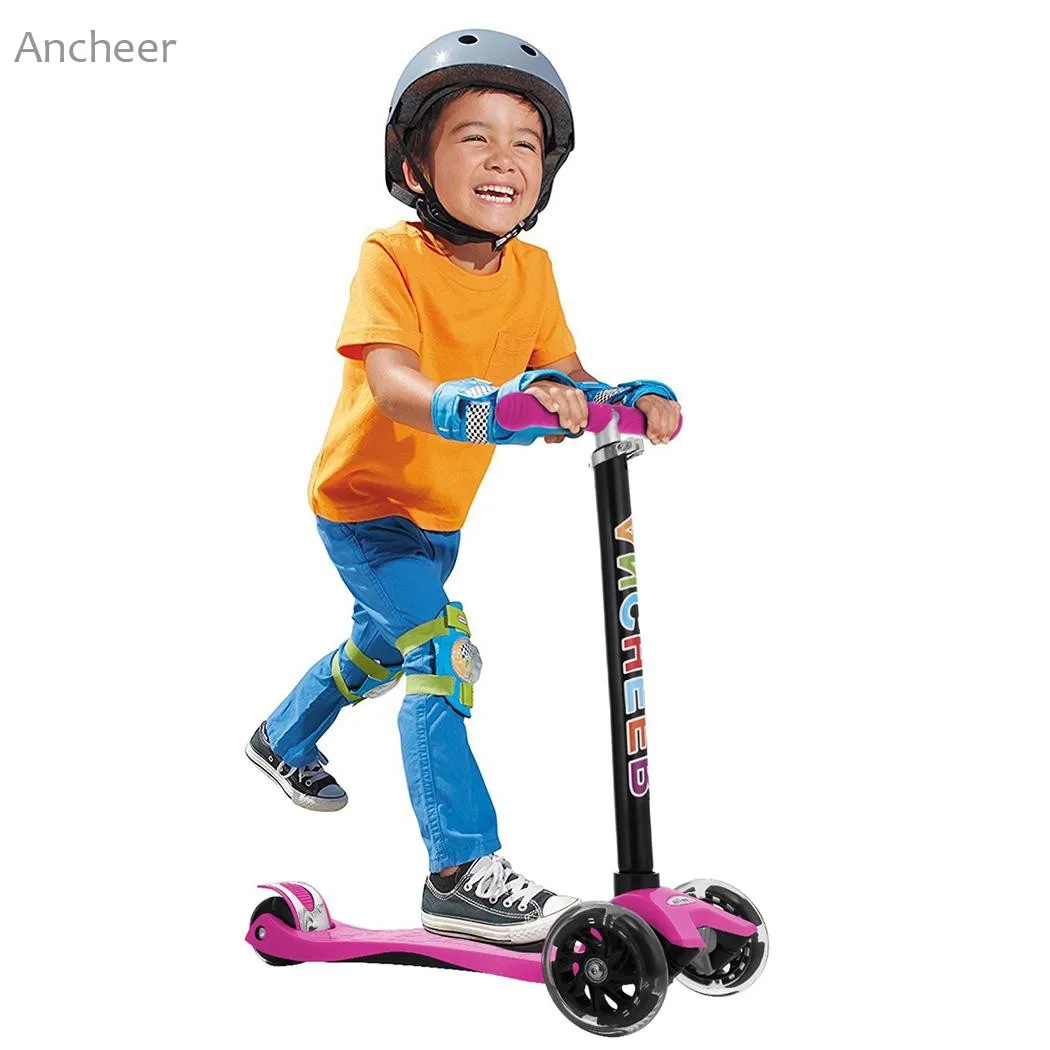 

2019 New Aluminum Alloy Kick Scooter 3 wheel Kid Scooters T Style Handle Bar Scooter Best Gift Bike for Children Kids Boys Girls