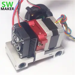 SWMAKER Falshforge/CTC 3D аксессуары для принтеров репликатор обновление X axis металлическая Одиночная каретка экструдера hotend монтажный комплект