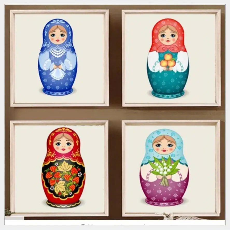 

Popular Cute Dolls 5D Diamond Mosaic Cartoon Cross Stitch DIY Diamond Embroidery Handwork Painting Full Kits Best Gift To Kids