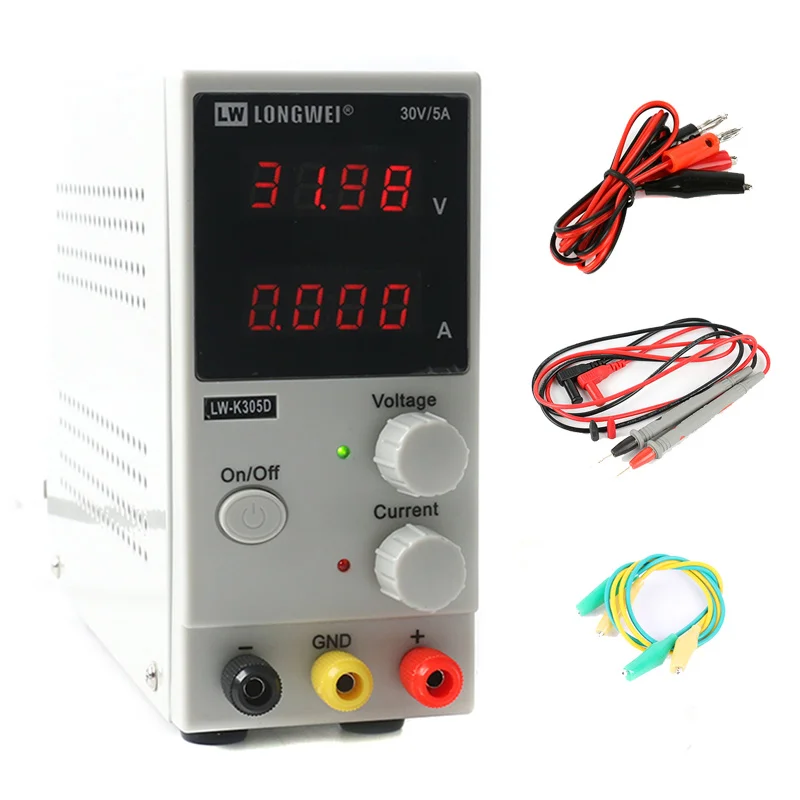 LW3010D DC power supply 30V 10A Mini Adjustable Digital DC power supplise Switching 0.01V/0.001A 4 digits Laboratory repair tool - Цвет: K305D