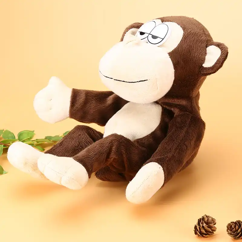 interactive monkey plush toy