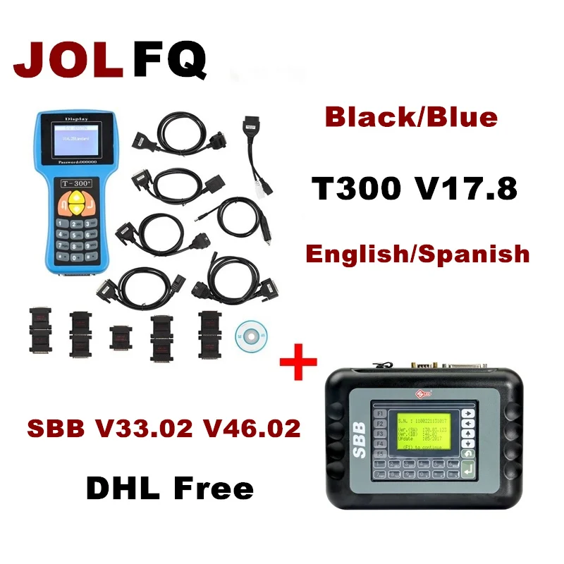

Slica SBB Key Programmer v33.02 v46.02 plus 17.8V Newest Version T300 Key Programmer English spanish T300 Full Set V17.8 T-300+