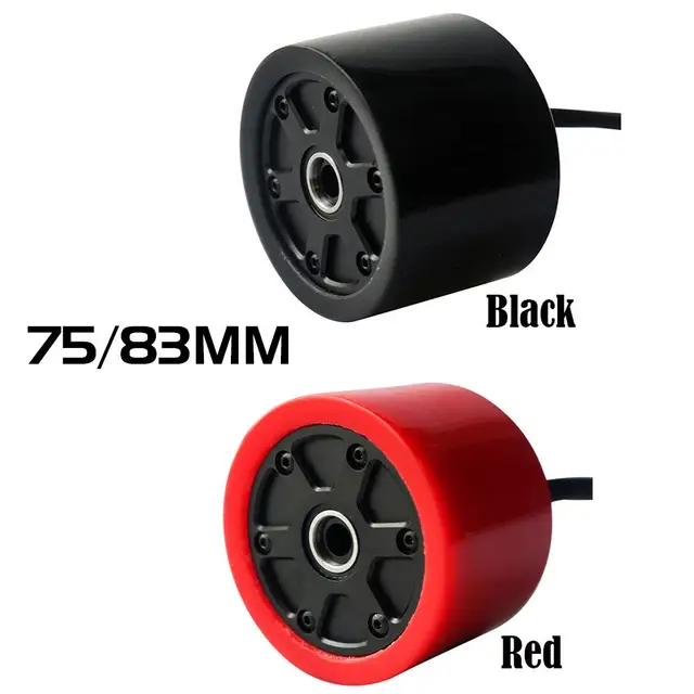 83mm Nabenmotor Rad Elektrisches Skateboard Brushless Motor Wheels, rot