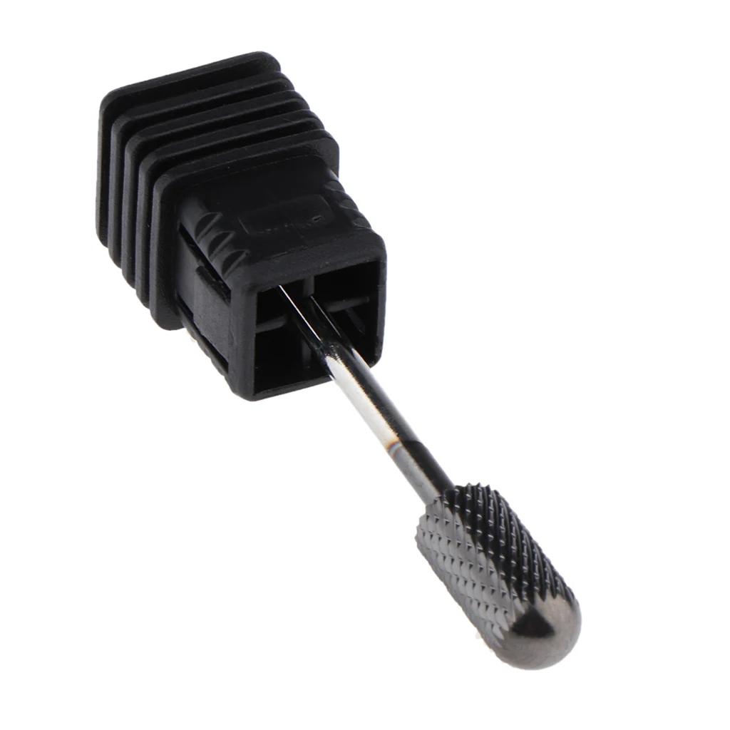MagiDeal Nail Sanding Drill Bit Tungsten Steel Rotary Griding Head Bit for Electric Manicure Nail Cuticle Polish Gel Clean