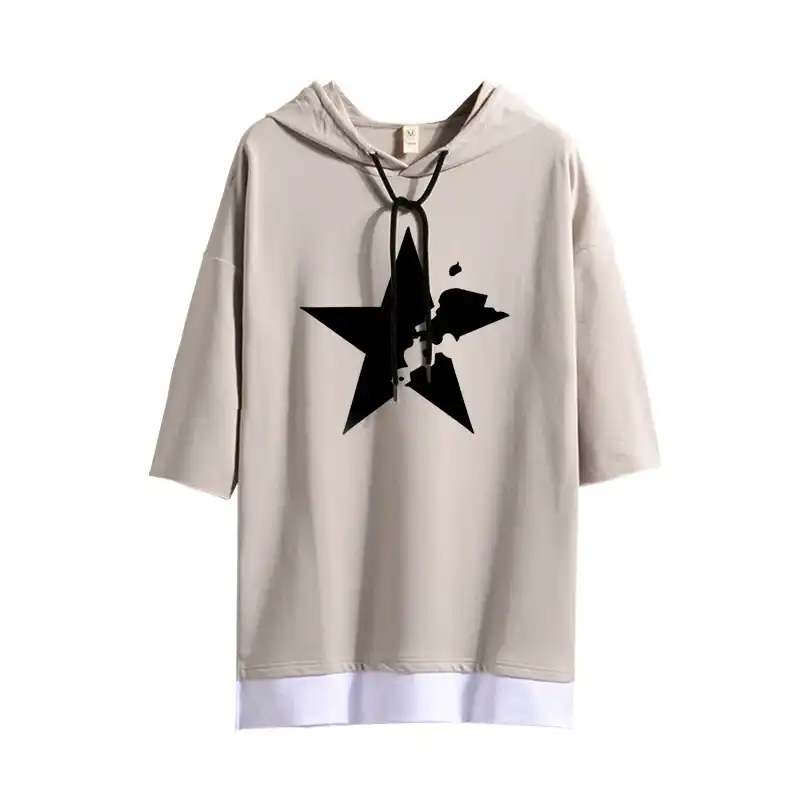 2019 Fashion T Shirt Anime Black Rock Shooter Cosplay Short Sleeve Hoodie Women Men Casual Hooded Shirt Summer Patchwork Tops Anime Costumes Aliexpress