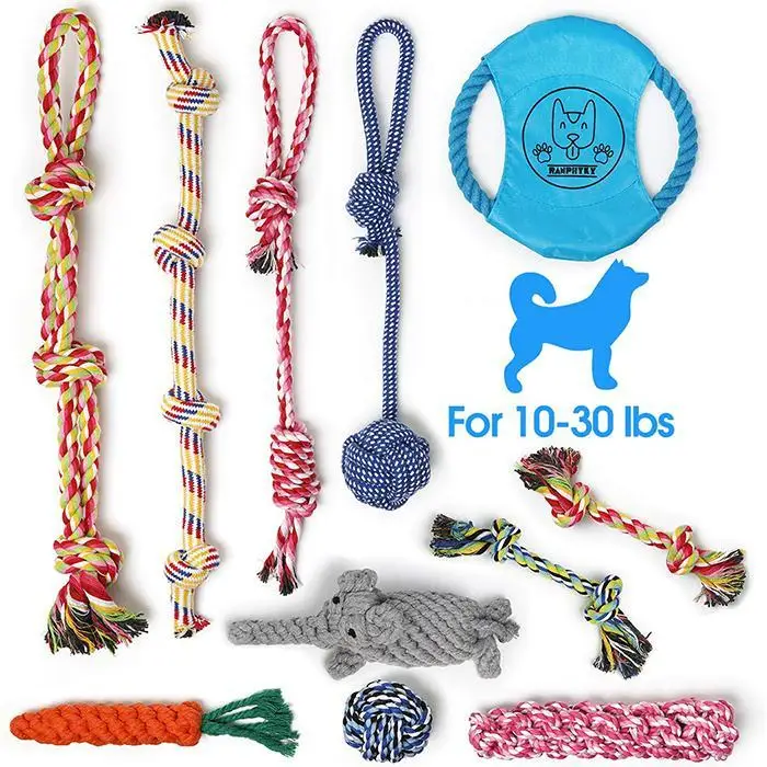 Pet Dog Playtime моющаяся хлопковая Веревка для дома, на открытом воздухе жевательные чистые зубы, Игрушки для развития зубов творческие товары для домашних животных