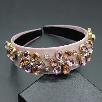 

2019 new baroque fashion temperament jewelry headband bridal hair accessories 572