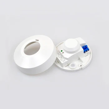 

New Arrival AC220-240V 7A 5.8GHz 360 Degree Time Setting Microwave Sensor Radar Body Sensor Motion HF Detector Light Switch