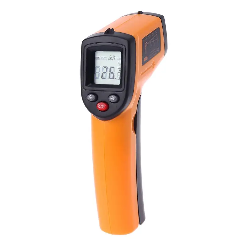 

Digital Infrared Thermometer LCD Non-contact IR Laser Temperature Point Gun with Backlight -50-380degree