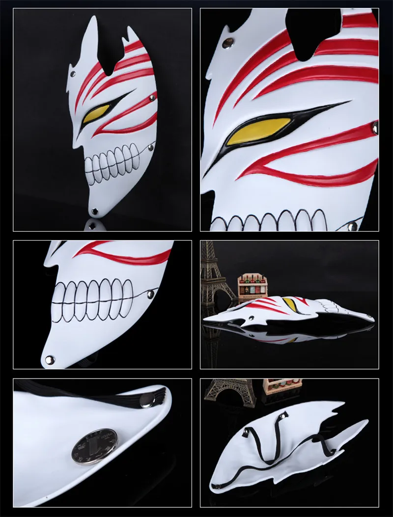 Новая популярная японская аниме косплей прыжок комиксы BLEACH Kurosaki Ichigo гримаса