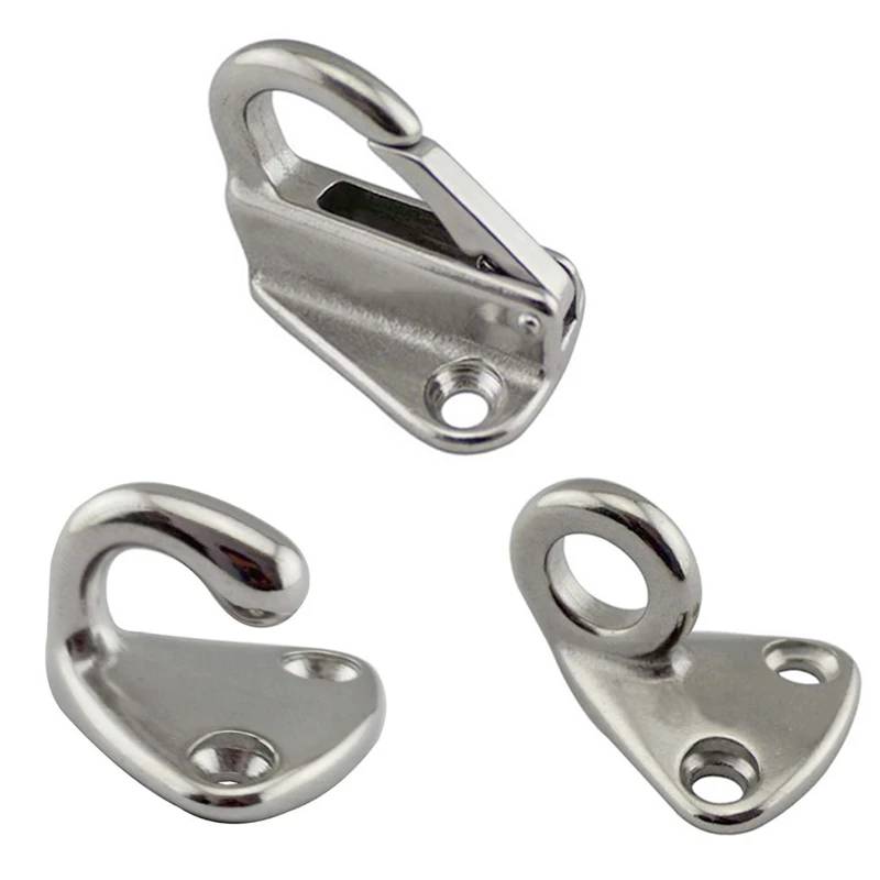 

10PCS Spring Locked Fender Hook Snap Fending Hook Attach Rope Boat Sail Tug Ship Marine Hardware