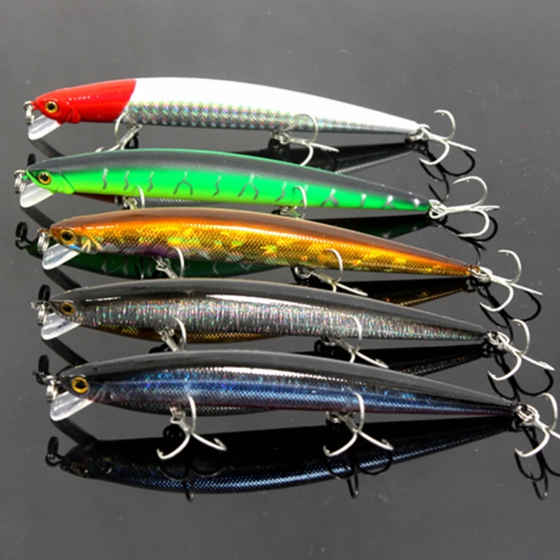 2015 Top grade Freshwater fishing lure Floating Minnow Wobbler 3 Japan