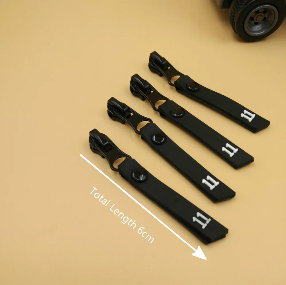 

3# High Quality Metal Lock Long Pulls Sliders 10Pcs For Fix A Nylon Zipper Repair Sewing Kits For DIY Bags Garments Accessories
