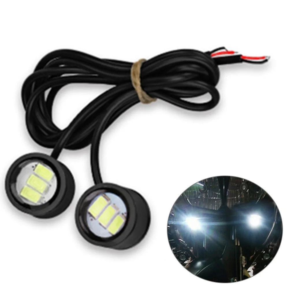 

2pcs 12v Motorcycle Led Strobe Lights Motor Motorcycle Led Strobe Flash Warning Brake Light Lamp 12v Spotlight Yellow Blue White