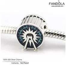 DIY Подходит для Pandora Браслеты Калифорния Приключения Мика весело Whee талисманы 925 пробы серебро бусины Jewelry