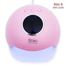 Мини USB Сушилка для ногтей Светодиодный УФ-лампа 30 Вт/36 Вт лампа для маникюра ЖК-дисплей сушка все Гель-лак для ногтей инструменты для дизайна ногтей