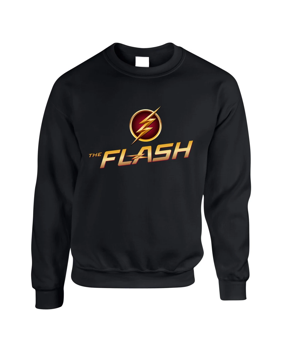 Толстовка с надписью The Flash Star Lab теория джика большого взрыва толстовка уличная