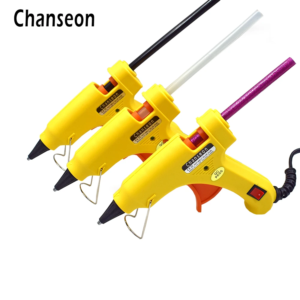 Клеевой пистолет Chanseon 20 Вт ЕС/США с клеевым стержнем 7 мм|hot glue gun|glue gunglue gun 20w |