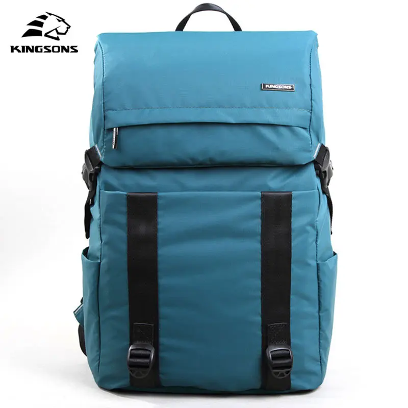 

Kingsons Brand New Men's Laptop Backpack Waterpoof ravel School Bags 15.6 Inch Patchwork Men Women Casual Daypacks Male Rucksack
