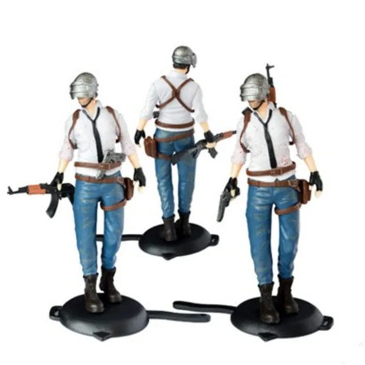  Eating Chicken Model Character Car PUBG Handheld Car Interior Jewelry Set Up Car Decoration