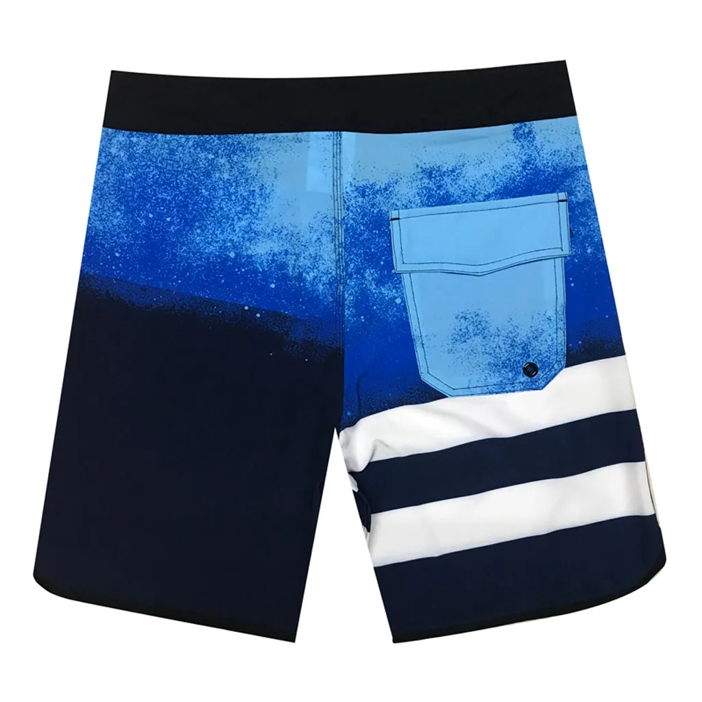 Мужские модные повседневные Лоскутные пляжные брюки для серфинга для плавания