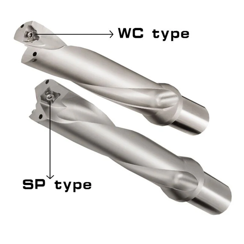 

insert drills WC-C40-3D-SD39 40 40.5-WC06 Drill Type For Wcmt06T308 Insert U Drilling Shallow Hole indexable