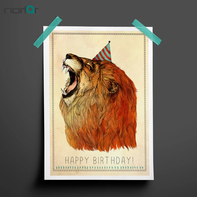 Affiche De Peinture En Toile Pour Joyeux Anniversaire Art Du Lion Roi Affiche Murale Simple Impression D Image Decor Moderne De Salon De Maison Sans Cadre Aliexpress Affiche De Peinture En Toile Pour Joyeux Anniversaire Art Du Lion Roi Affiche Murale Simple Impression D Image Decor Moderne De Salon De Maison Sans Cadre Aliexpress