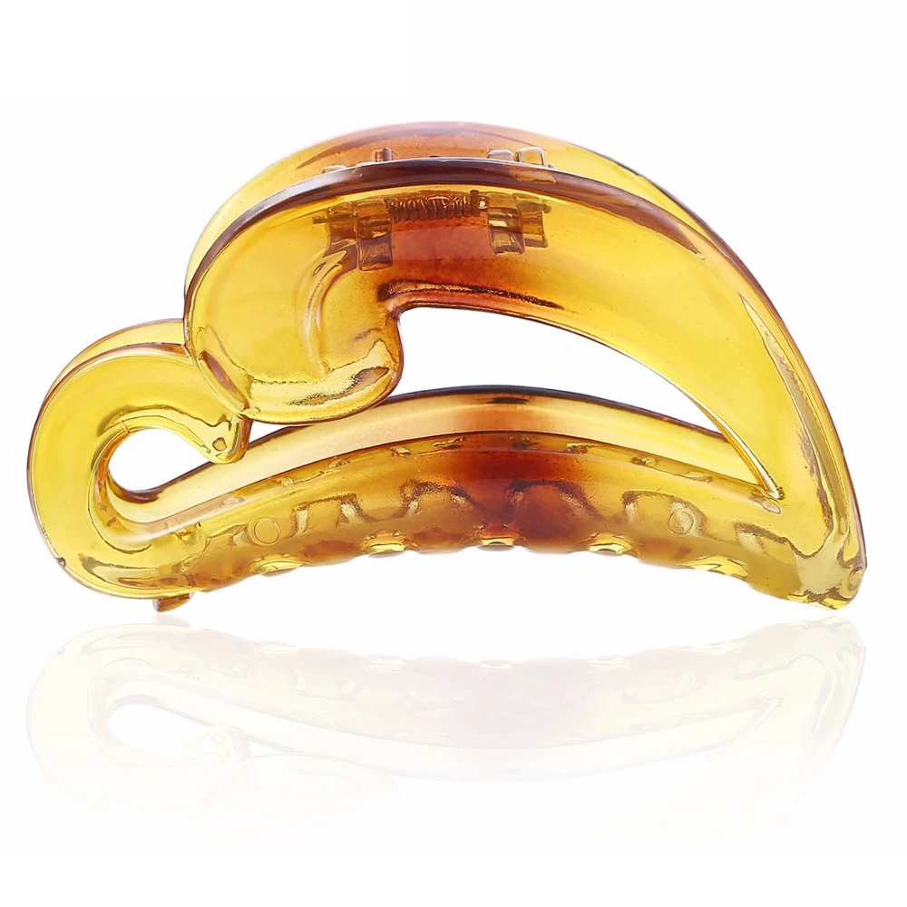 2016 Simple Heart Design Korean Hair Jaw Clips Claw Clamp Crab Grasp