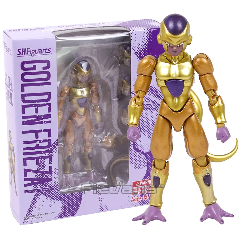 

Dragon Ball Z SHF SHFiguarts Golden Frieza PVC Action Figure Collectible Model Toy with Retail Box 12cm