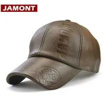 [JAMONT] зимняя мужская кепка s Snapback, теплая бейсбольная Кепка из искусственной кожи с тиснением, зимние мужские шапки для улицы