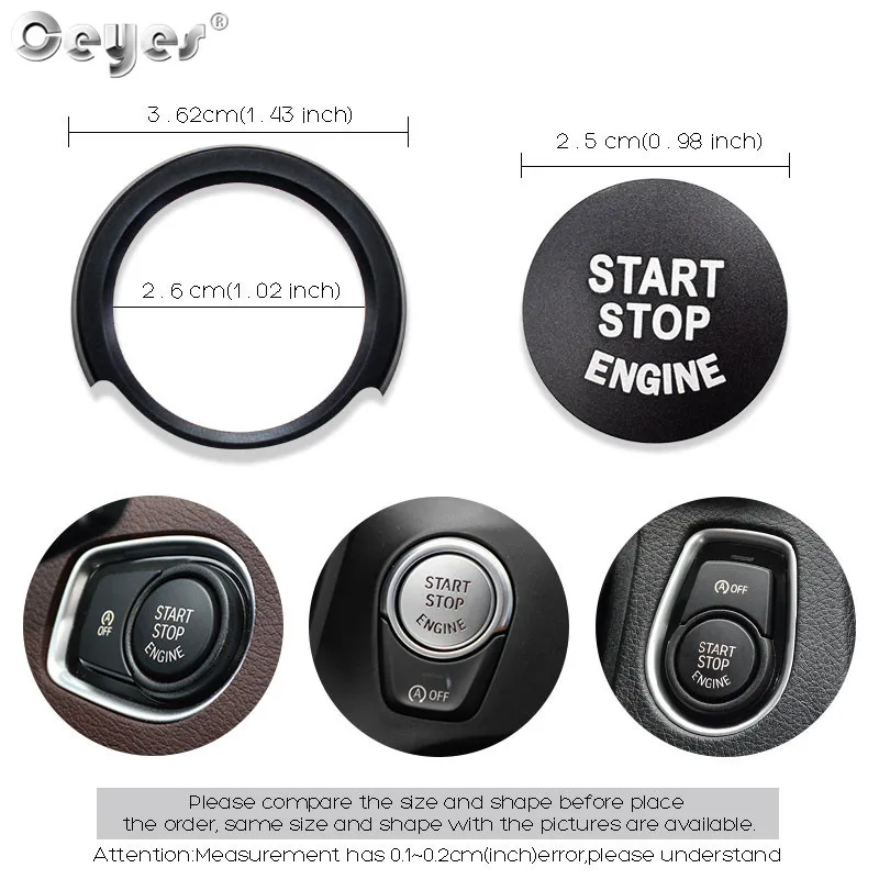 Start Engine Button Ring for BMW (4)
